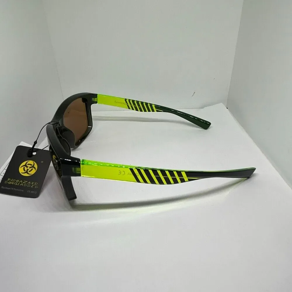 Biohazard Mirrored Lens UV400 Sunglasses